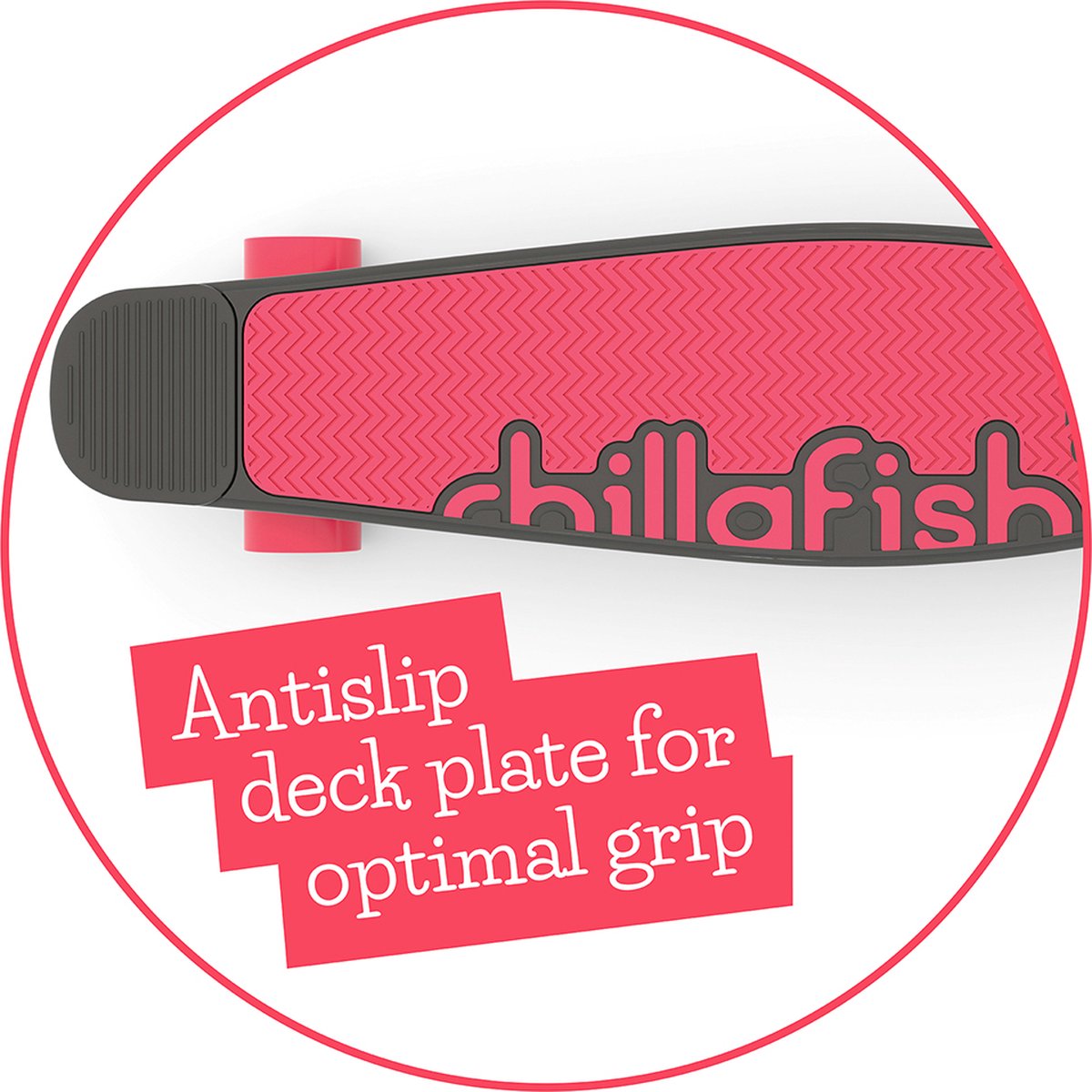 Chillafish Skateboard en Step 2-in-1 - Kinderstep omvormbaar naar Skateboard - Coraal Roze - Jongens en meisjes 3 jaar en ouder - Verstelbaar stuur - Model Skatieskootie 2 — afbeelding 7