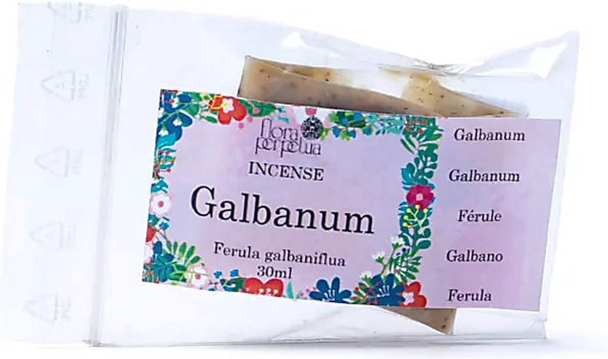 Wierookhars Galbanum (verpakt in plastic zakje)