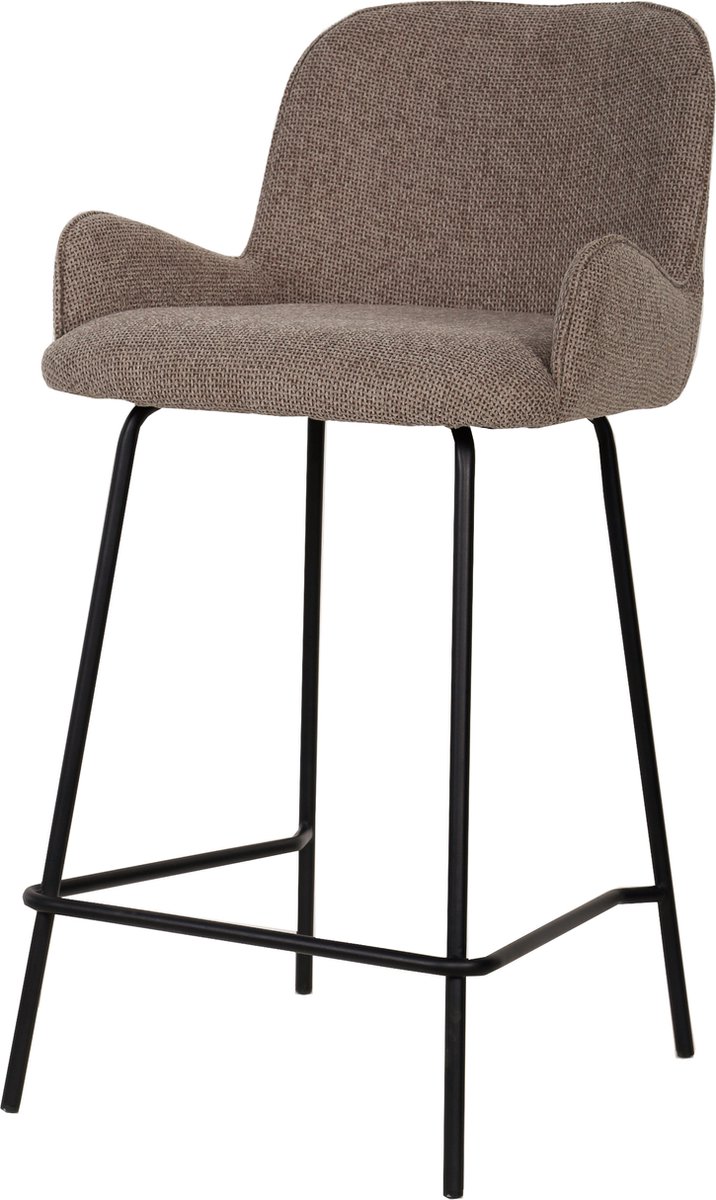 PTMD Barkruk Leander - Beige - 57x51x94cm