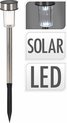 Solarlamp RVS Set 5-delig