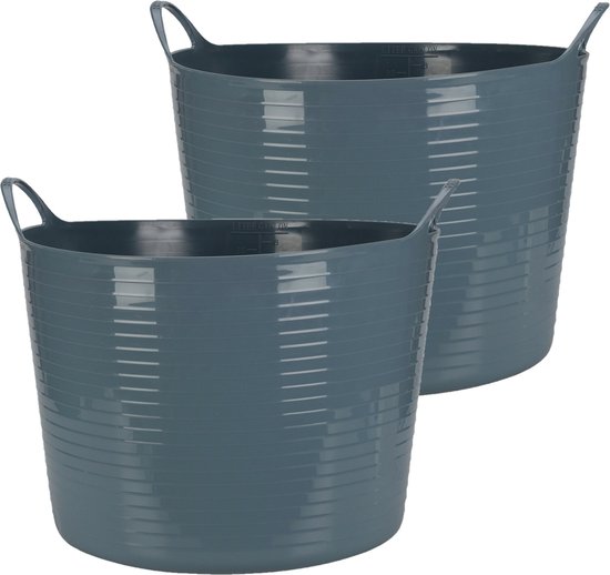 Faithfull Flex Tub - Multifunctional and Durable Flexible Bucket for Garden, DIY, Construction and Agriculture - 42L (9 gl), Black Faithfull Flex Tub - Multifunctional and Durable Flexible Bucket for Garden, DIY, Construction and Agriculture - 42L (9 gl), Black