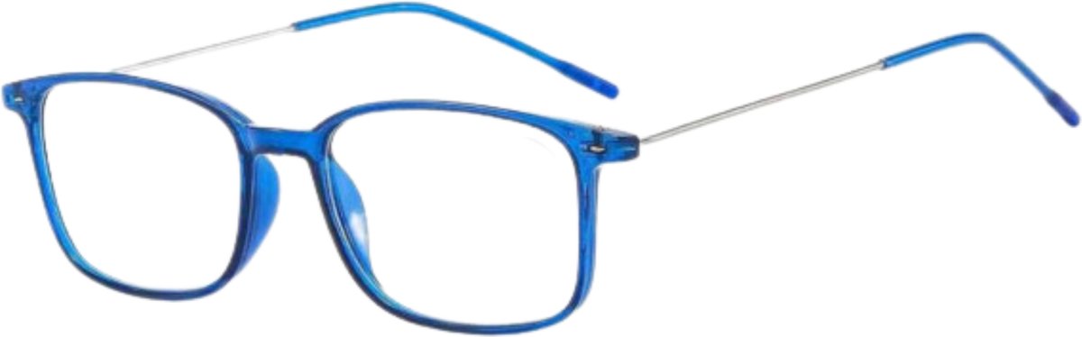 XYZ Eyewear Leesbril Blauw +2.50 - Dames - Heren - Leesbrillen - Trendy - Lees bril - Leesbril met sterkte - Voordeel - Met sterkte +2.50