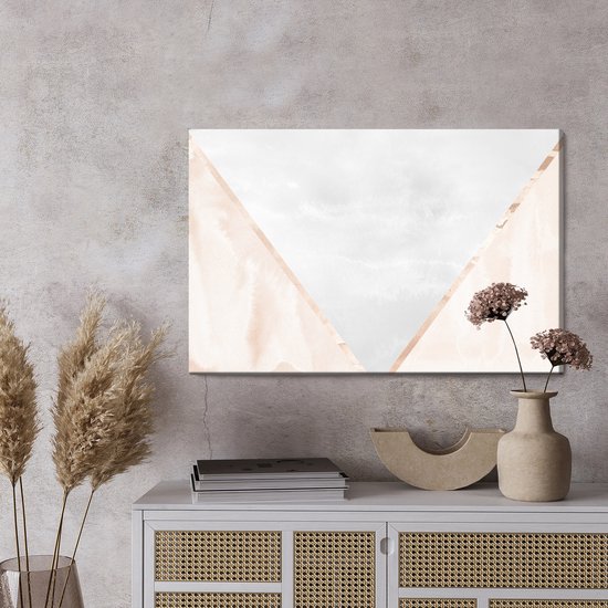 Roi de la Peinture - Tableau sur Toile Abstraction Moderne - 120 x 80 cm