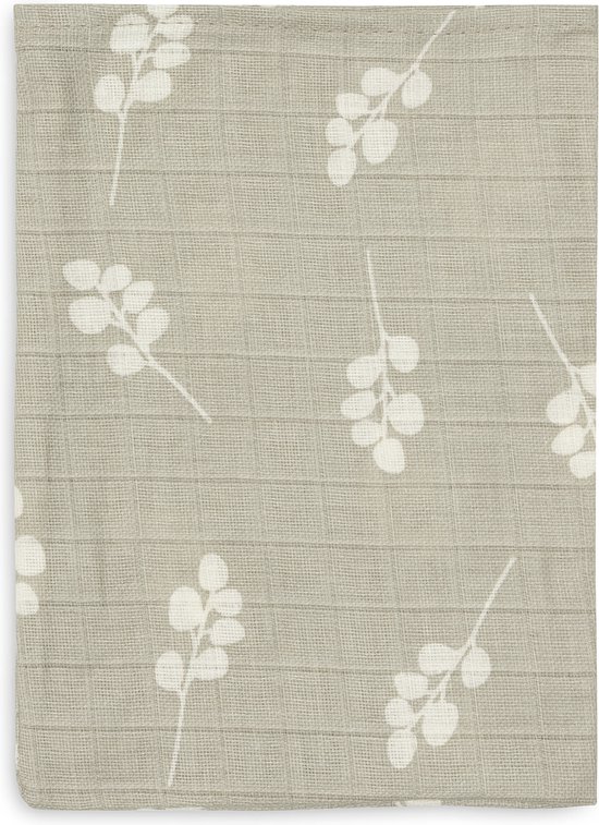 Jollein - Hydrofiel Washandje 15x20cm - Baby Washandje - Twig - Olive Green - 3 Stuks van Jollein — afbeelding 3