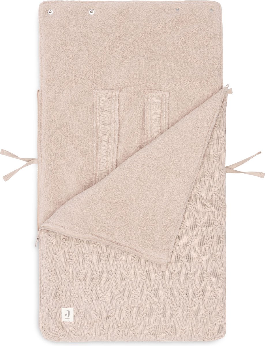 Jollein deken Basic Knit - Wild Rose - Vol Verwachting