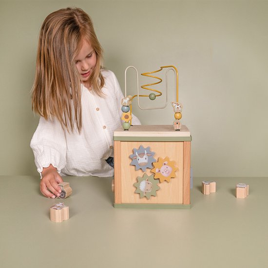 Little Dutch - Activiteitenkubus FSC - Little Farm van Little Dutch — afbeelding 2