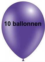 CHPN - Ballonnen - 10 stuks - Paars - Ballon - Paarse ballonnen - Feestdecoratie - Partydecoratie - Purple - Kinderfeestje