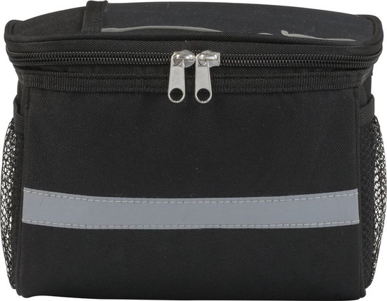 Fietstas met koelvak koeltas zwart/grijs 4 liter - fietskoeltas / stuurtas voor de fiets met koeltas - Fietstas koeltas voor onderweg van Benson — afbeelding 4