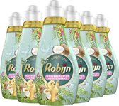 Bol.com Robijn - Vloeibare Wasverzachter Collections - Kokos Sensation - 6 x 50 wasbeurten - Voordeelverpakking aanbieding