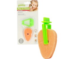 Salt Carrot w/Clip - Wortel - Voor de tanden van Knaagdieren - Konijnen, cavia's, hamsters