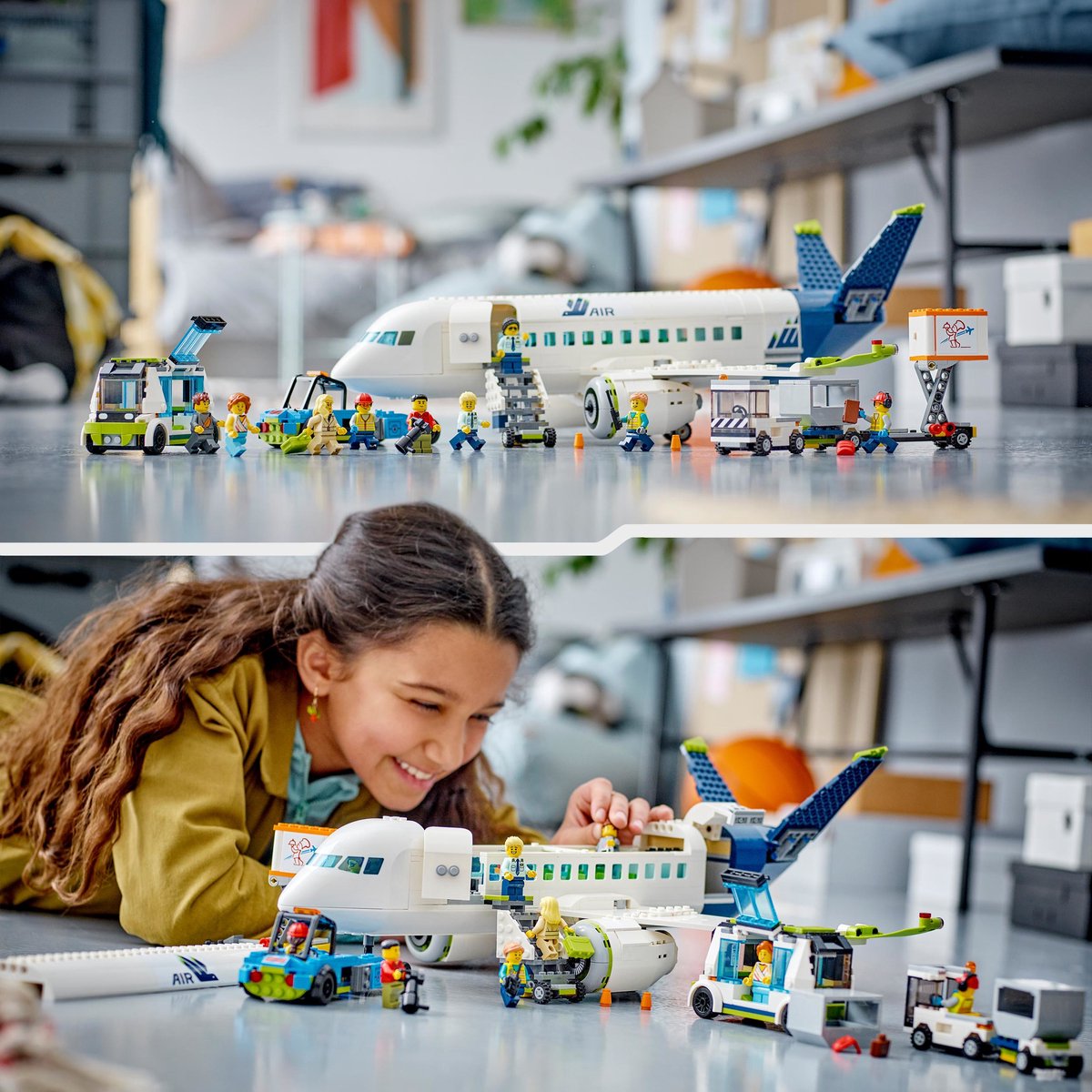 LEGO City Passagiersvliegtuig Vliegtuig Speelgoed Set - 60367 – foto 3