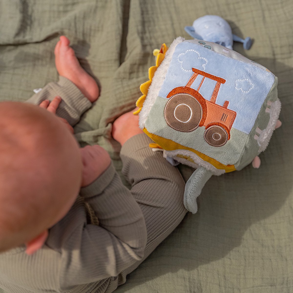 Little Dutch - Activiteitenkubus - Little Farm - baby speelgoed — afbeelding 6