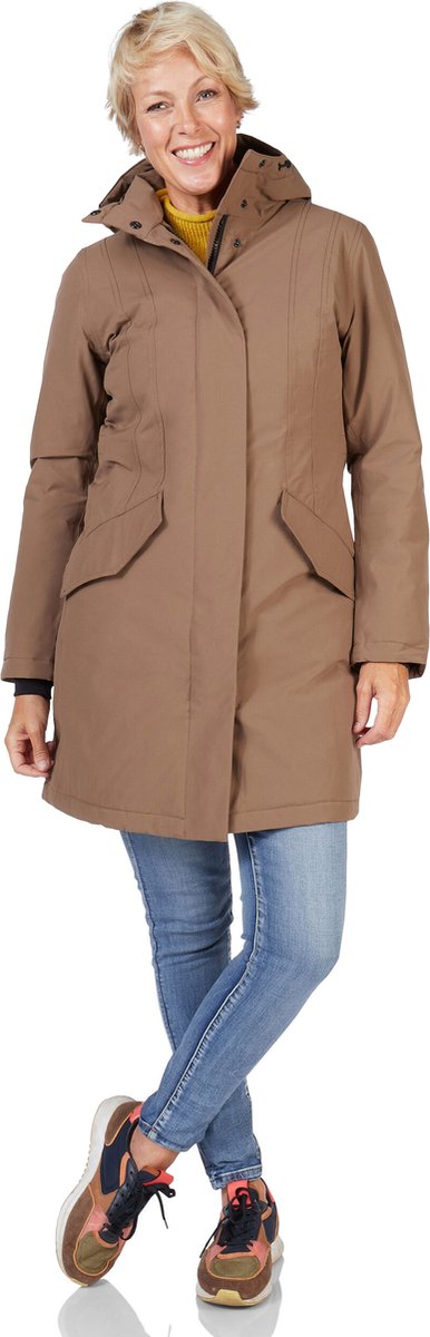 Happy Rainy Days Lange Regenjas Dames Orlando Taupe