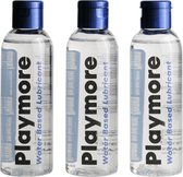 Multipack 3 x Playmore 100 ml - Glijmiddel op Waterbasis