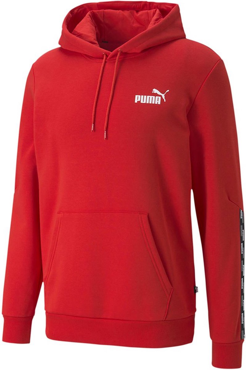 Puma Power Tape Hoodie M Man Rood