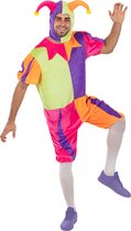 Funidelia | Nar Kostuum Voor voor mannen - Clowns, Circus, Originele en Leuke, Middeleeuwse - Kostuum voor Volwassenen Accessoire verkleedkleding en rekwisieten voor Halloween, carnaval & feesten - Maat L - Grijs / Zilver