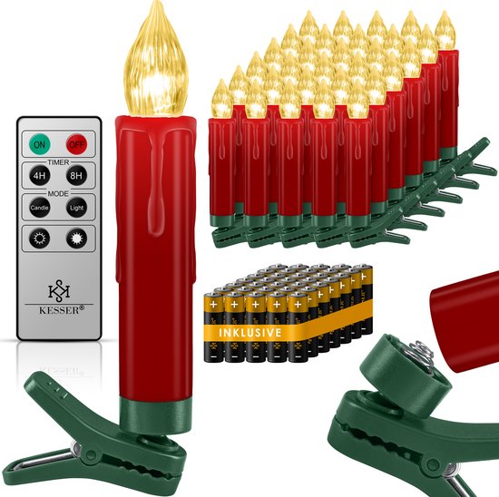 KESSER® Kerstboomverlichting Incl. Batterijen Draadloos