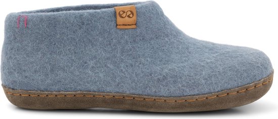 Wool by Green Comfort Mera Light Blue 010 Unisex Sloffen - Blauw - 40