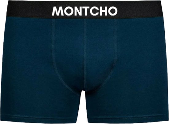 MONTCHO - Essence Series - Boxershort Heren - Onderbroeken heren - Boxershorts - Heren ondergoed - 1 Pack - Blauw - Heren - Maat S