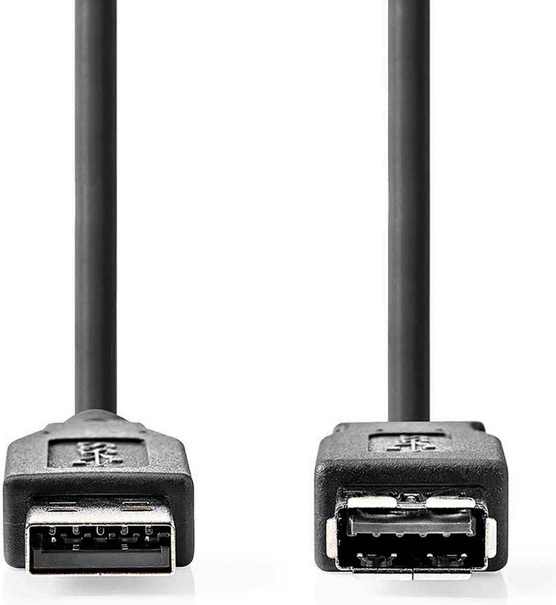 NEDIS CCGL61010BK10 USB-Kabel 1 mm Zwart