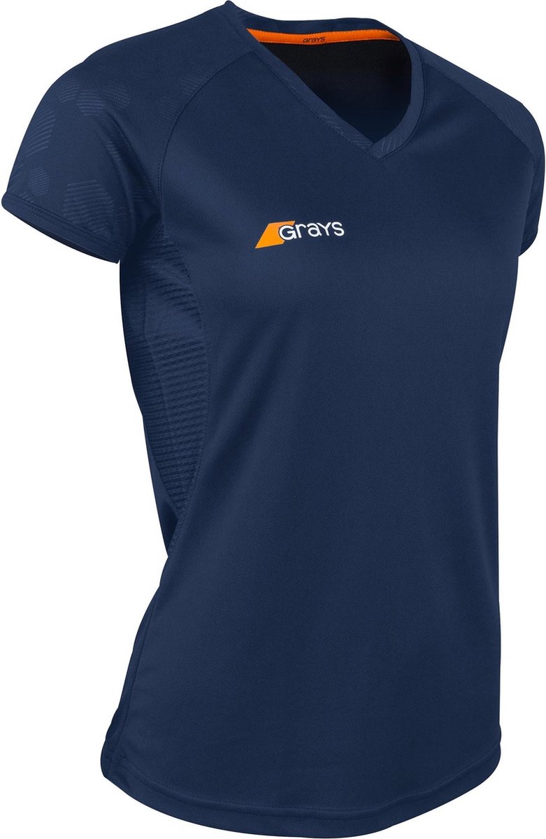 Grays hockeykleding Apex 650 Shirt Jnr Donkerblauw - maat 128