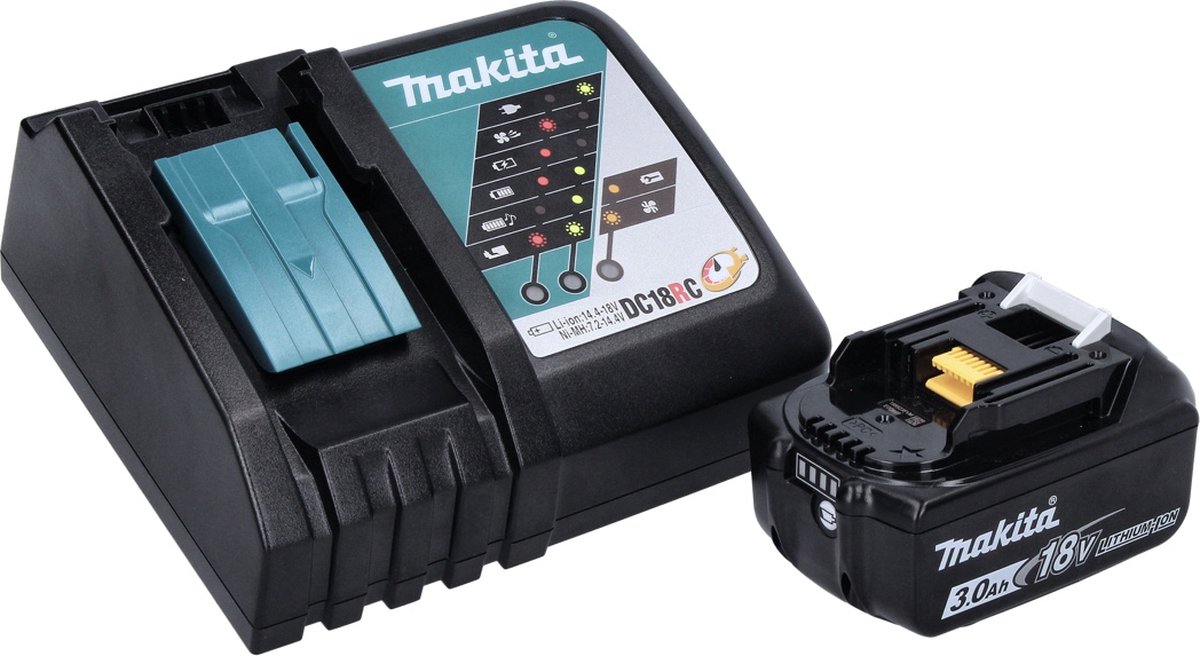 Makita DCL 184 RF1 Snoerloze Stofzuiger met Accu 3,0 Ah - afbeelding 2