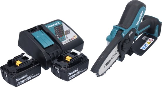 Makita DUC 101 RT accu takkenschaar 18 V 10 cm borstelloos + 2x accu 5,0 Ah + oplader van Makita — afbeelding 3