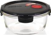 Vershouddoos van glas magnetronbestendig - ovenglas - ovenschaal rond met deksel voor oven, magnetron en invriezen, versch. maten (950 ml)