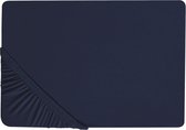 HOFUF - Laken - Marineblauw - 160 x 200 cm - Katoen