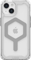 UAG - Plyo Mag iPhone 15 Plus Case - transparant/zilver