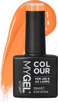 Vernis à ongles gel Mylee 10 ml [Sorbet mandarine] UV/ LED Gellak Nail Art Manucure Pédicure, Usage professionnel et domestique [Gamme Yellow/ Orange ] - Longue durée et facile à appliquer