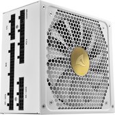 Sharkoon Rebel P30 Gold 1000W White - Voeding - ATX12V 3.0 - 80 Plus Gold - 1000 Watt - Modulair - Zero RPM Modus - PCIe 5.0 - 12VHPWR-connector - wit