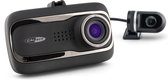 Caliber Dashcam Voor Auto - Voor en Achter - G-sensor - 2.0 Inch LCD Scherm - 1080P Parkeermodus met Bewegingsdetectie - Achteruitkijk camera - Loop Recording - GPS - Micro SD opslag (DVR225ADUAL)
