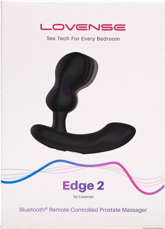 Lovense Edge 2 - Prostaat Massager Buttplug - 35 mm - Zwart | bol.com