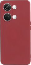 Coverup Colour TPU Back Cover - Geschikt voor OnePlus Nord 3 Hoesje - Indian Red