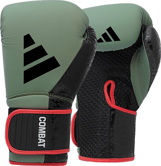 Gants de boxe adidas Combat 50 (kick)vert armée 10oz | bol.com