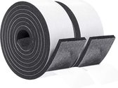 2 stuks - Antislip rubber trap strip - XXL - waterbestendig - zelfklevende tape - 5m - 50mm - Zwart