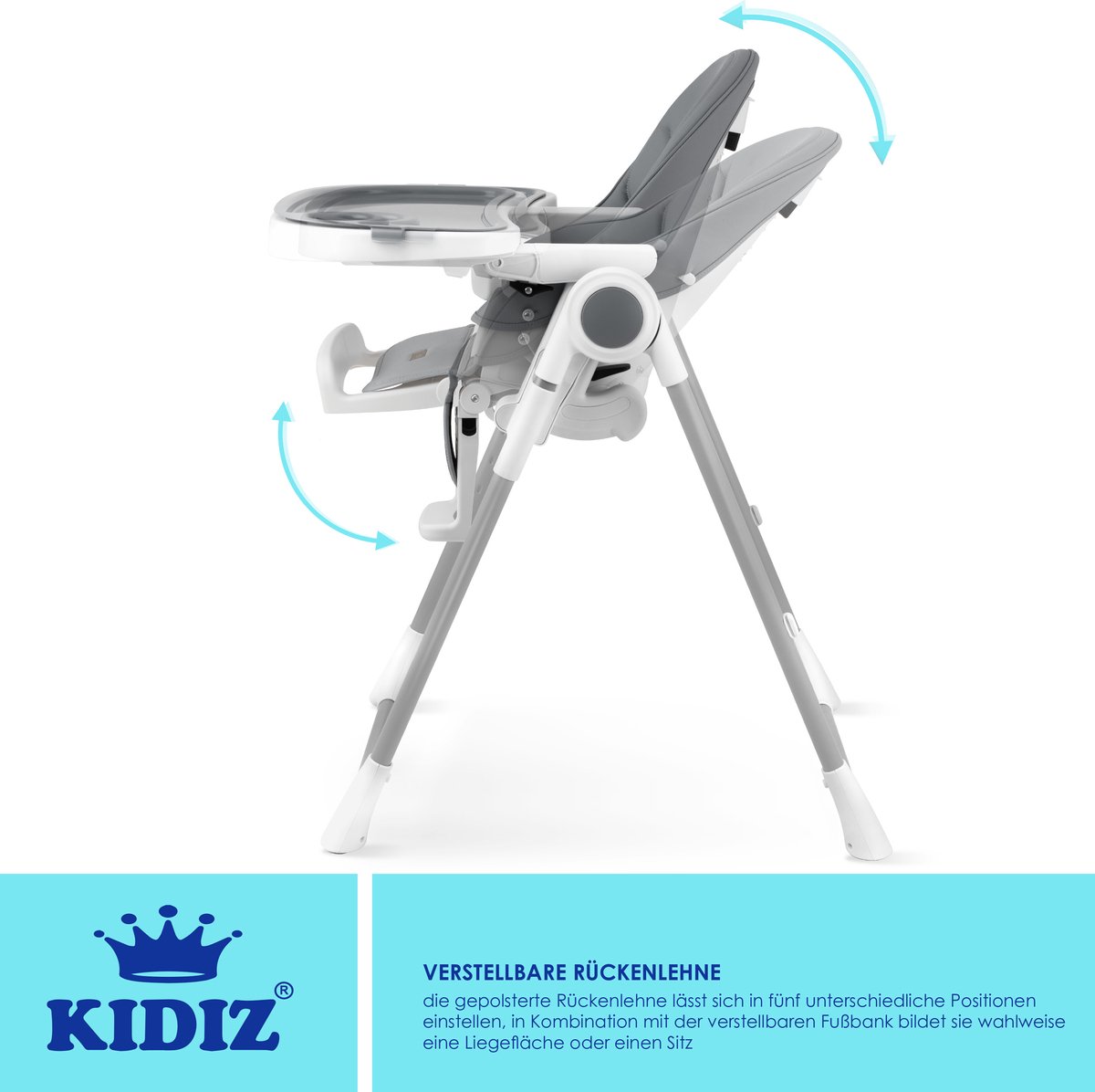 KIDIZ 3in1 kinderstoel: babystoel tot kinderstoel tot 6 jaar thumbnail 6