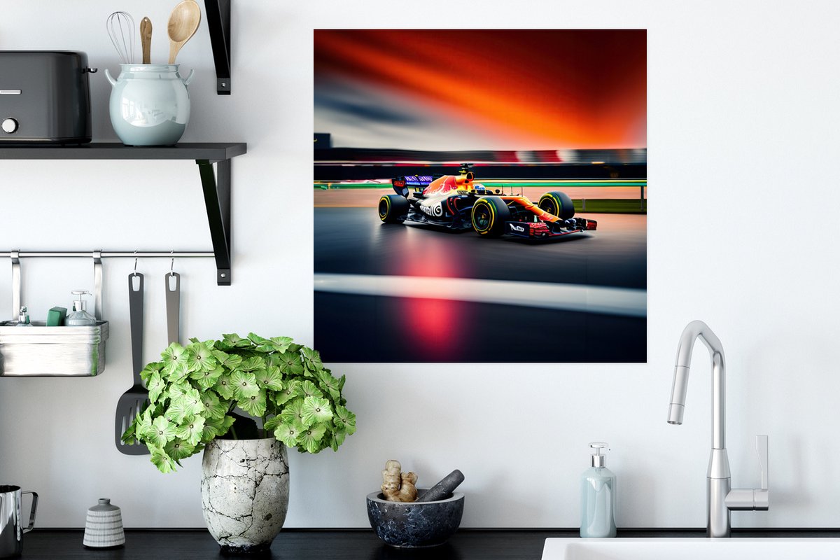 Poster Auto - Formule 1 - Circuit - Raceauto - 50x50 cm