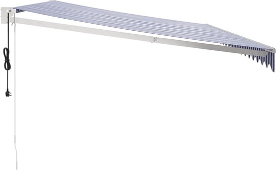 vidaXL-Luifel-automatisch-uitschuifbaar-5x3-m-blauw-en-wit