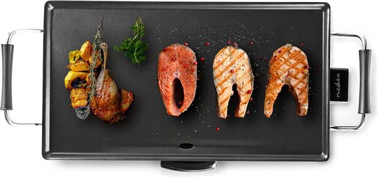 Nedis Teppanyaki Bakplaat - Grillplaat 48x27cm - 6 personen - Gourmet — afbeelding 3
