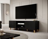 Tiroir meuble - Meuble TV Prime - Zwart - 150 cm