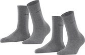 Esprit Uni 2-Pack duurzaam organisch katoen multipack sokken dames grijs - Maat 39-42