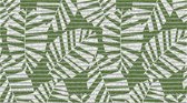 Raved Badkamermat Bladeren 65 x 90 - Groen - Antislip - Afwasbaar - Uitwasbaar