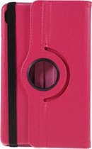 Shop4 - Geschikt voor Huawei MediaPad M6 8.4 Hoes - Rotatie Cover Lychee Roze