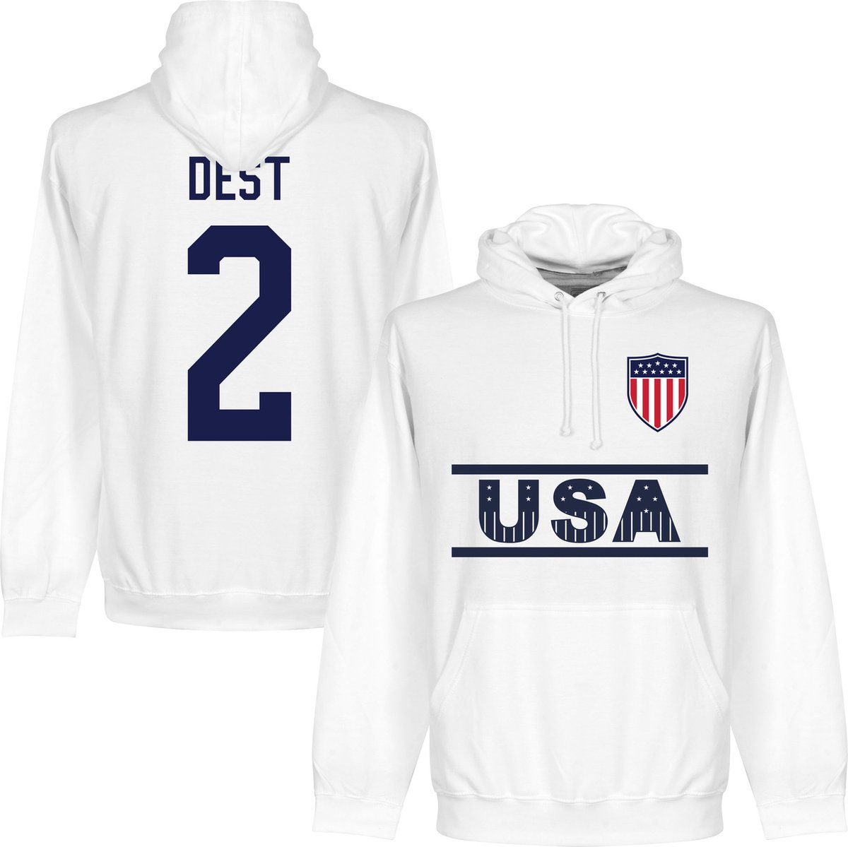 Verenigde Staten Team Dest 2 Hoodie - Wit - M