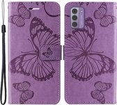 Coque Nokia G42 - Coverup Butterfly Book Case - Violet