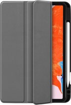 Just in Case Smart Tri-Fold kunstleer hoes voor iPad Pro 12.9 (2020) - grijs