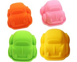 4 Stuks - Silicone Bakvormen - 3D Cartoon Auto Design - Ideaal voor Fondant, Gelei, Chocolade - Kindvriendelijk - Hittebestendig tot 230°C - Perfect voor Feestjes & Creatief Bakken - Willekeurige Kleur - Set van 4 4 Stuks - Silicone Bakvormen - 3D Cartoon Auto Design - Ideaal voor Fondant, Gelei, Chocolade - Kindvriendelijk - Hittebestendig tot 230°C - Perfect voor Feestjes & Creatief Bakken - Willekeurige Kleur - Set van 4
