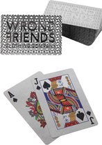 Wrong Friends Luxe Speelkaarten | Waterbestendig | Onverwoestbaar*